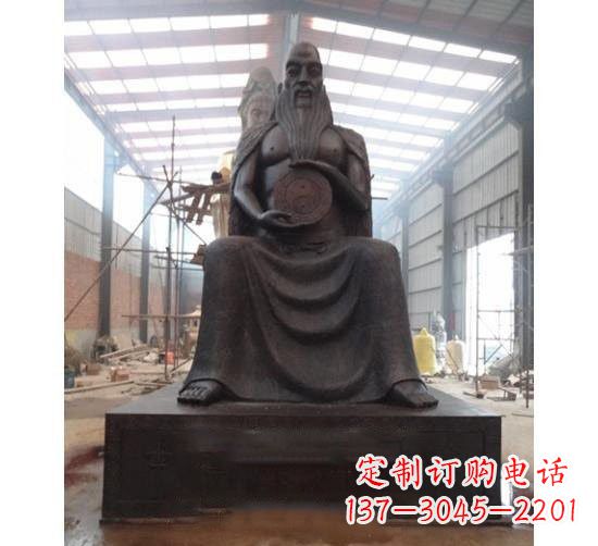 北京伏羲铜雕塑,精雕细琢的精美艺术品