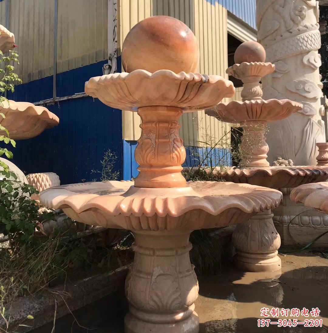 北京各类石雕风水球