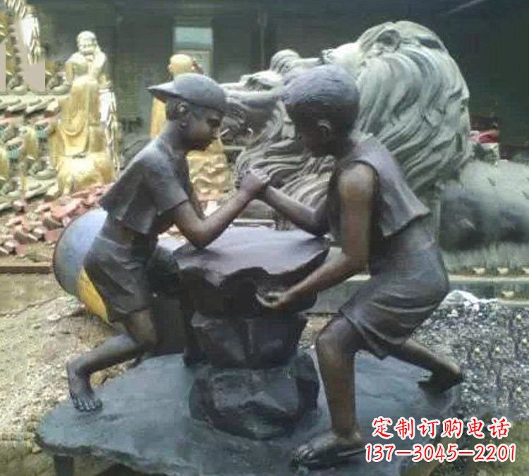 北京非凡童趣,精致儿童铜雕
