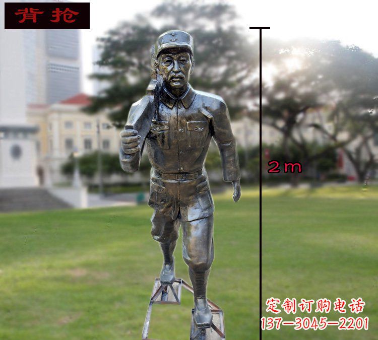 北京中领雕塑英勇勇士铜雕