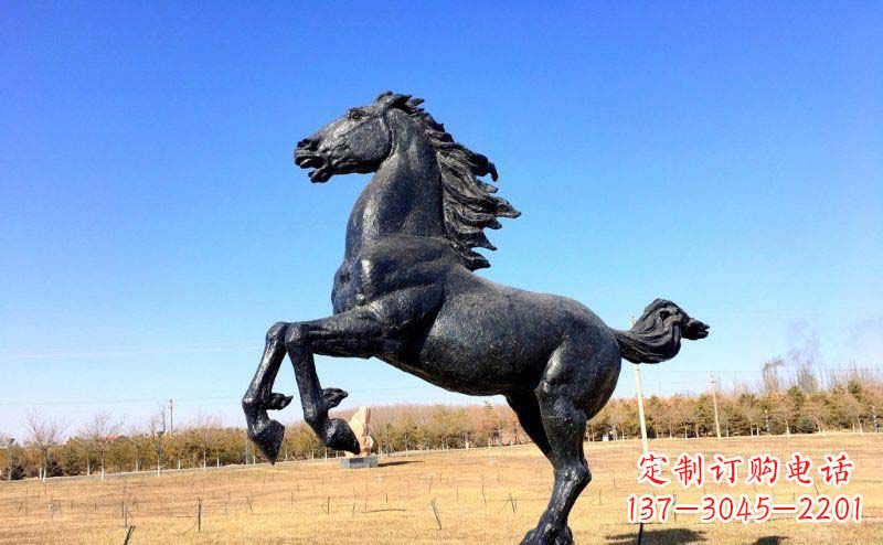 北京精美铜雕奔马动物雕塑