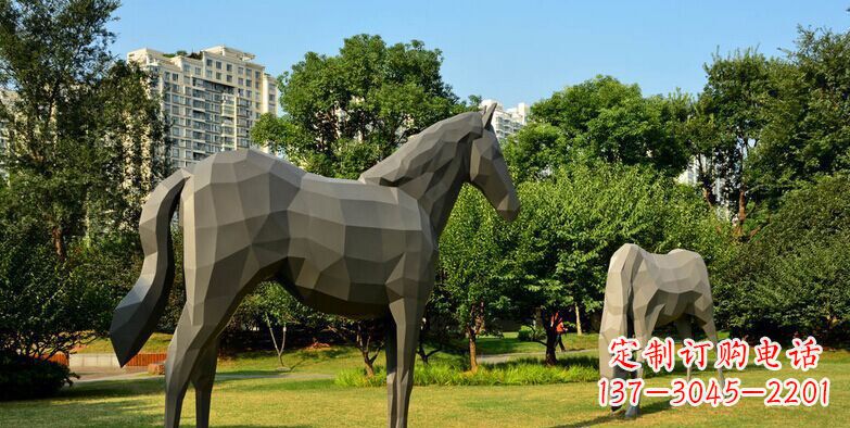北京产品名称不锈钢动物抽象雕塑