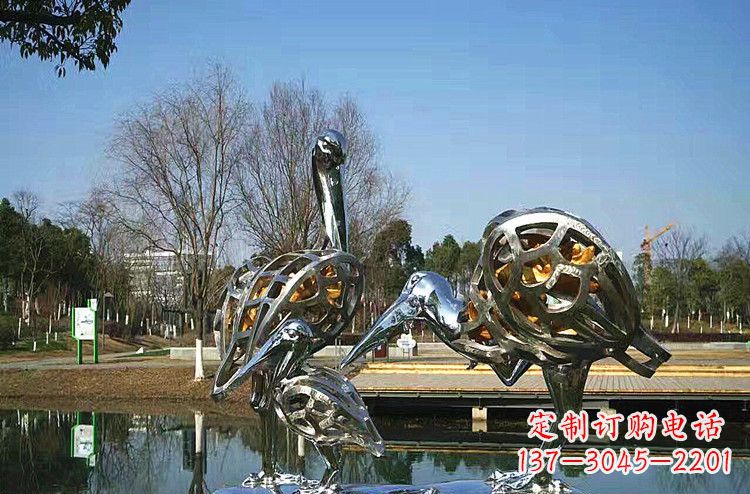 北京手工制作的可爱丹顶鹤雕塑
