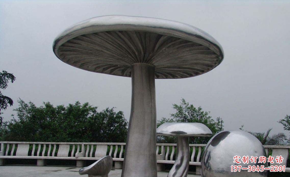 北京特色不锈钢凉亭雕塑