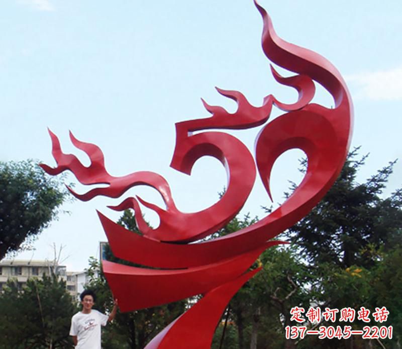 北京梦幻飘带景观雕塑