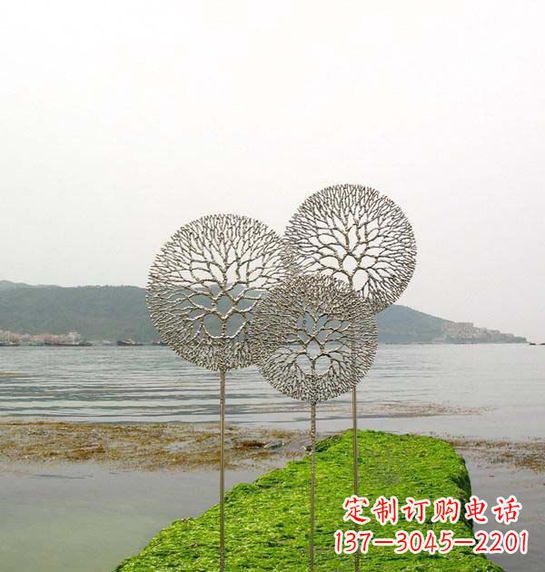 北京 迷人的不锈钢蒲公英雕塑