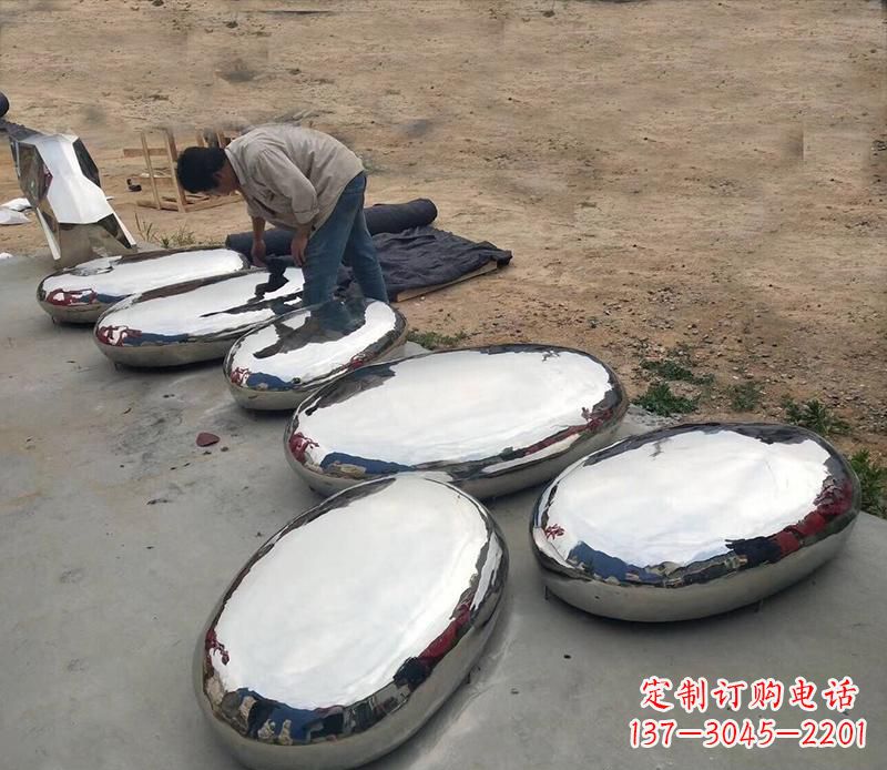 北京中领雕塑水滴形艺术雕塑