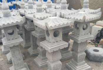 北京仿古石灯园林景观石雕