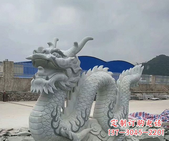 北京大理石生肖龙景观石雕