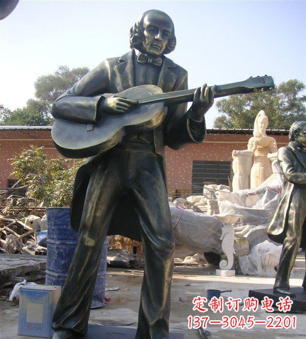 北京高端精致吉他雕塑