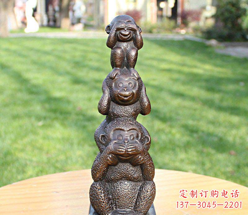 北京高品质铜雕罗汉叠罗汉塑像
