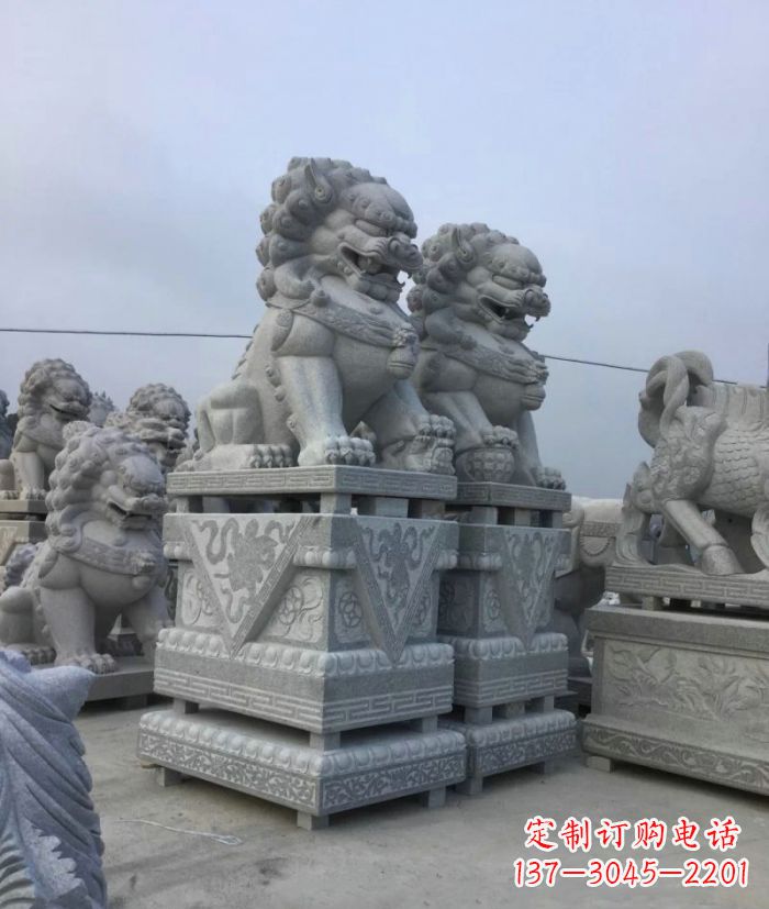 北京大理石狮子石雕