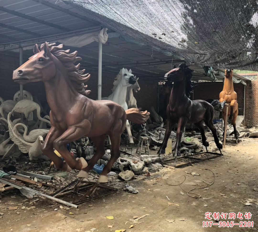 北京精美马头铜雕塑