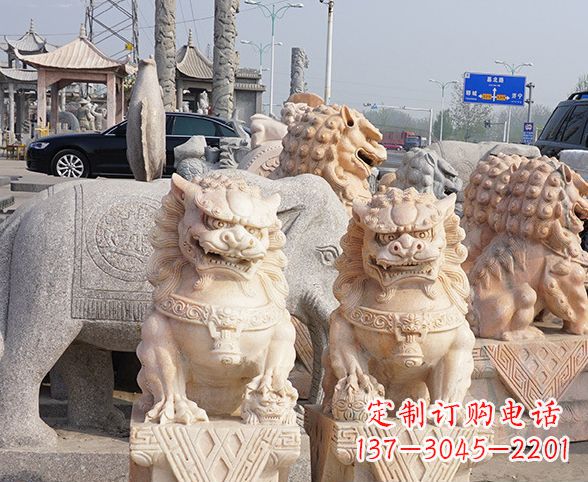 北京中领雕塑狮子石雕,传承经典,赋予新生