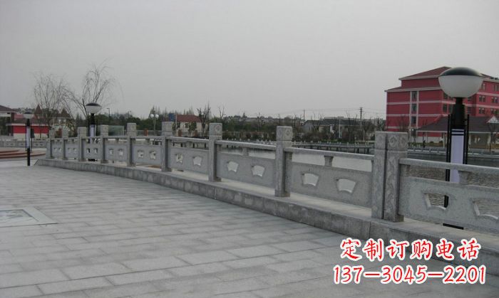 北京公园仿古石栏板 (2)