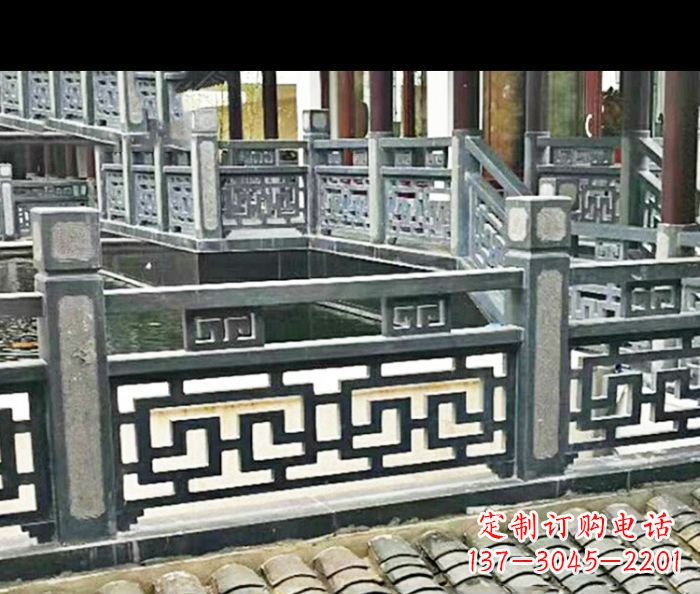 北京公园仿古石栏板