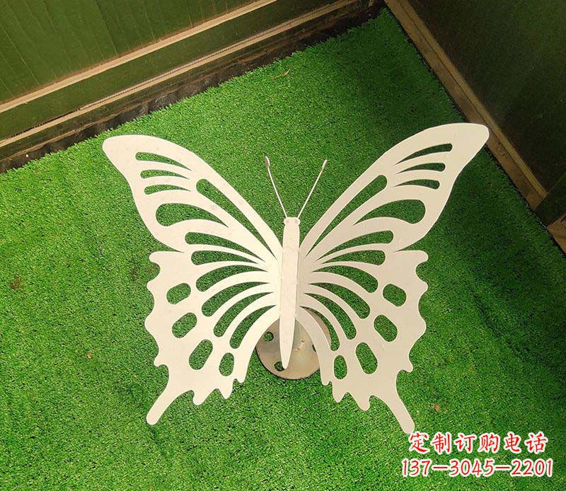 北京优雅迷人的蝴蝶不锈钢雕塑