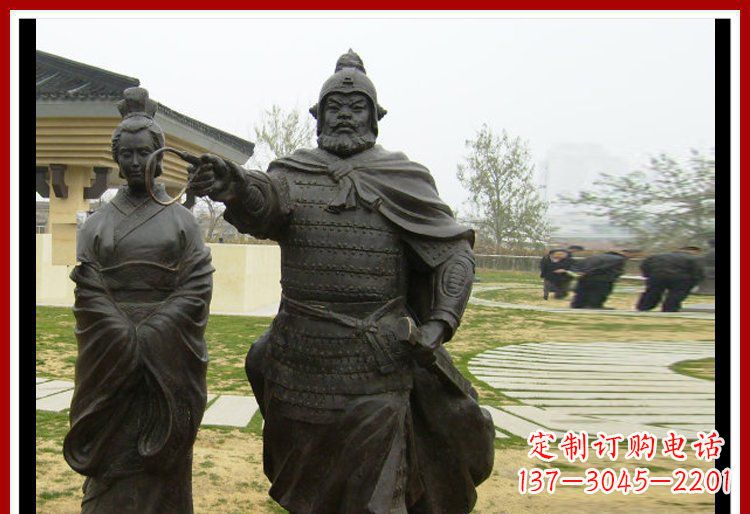 北京灵巧雄姿,威武将军铜雕塑