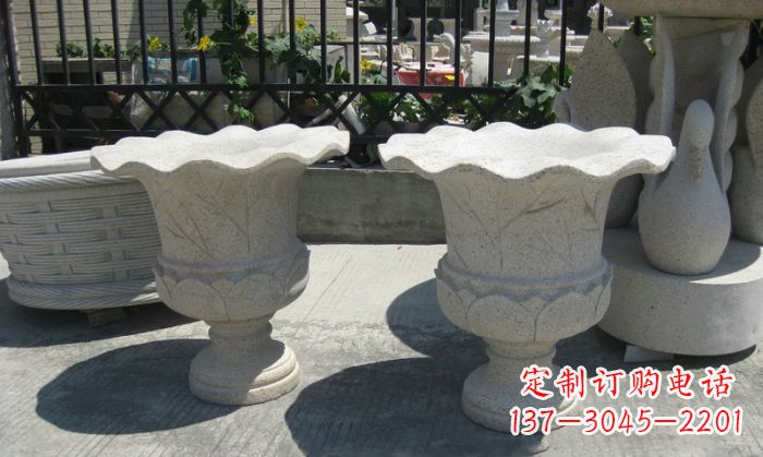 北京大理石花盆雕塑