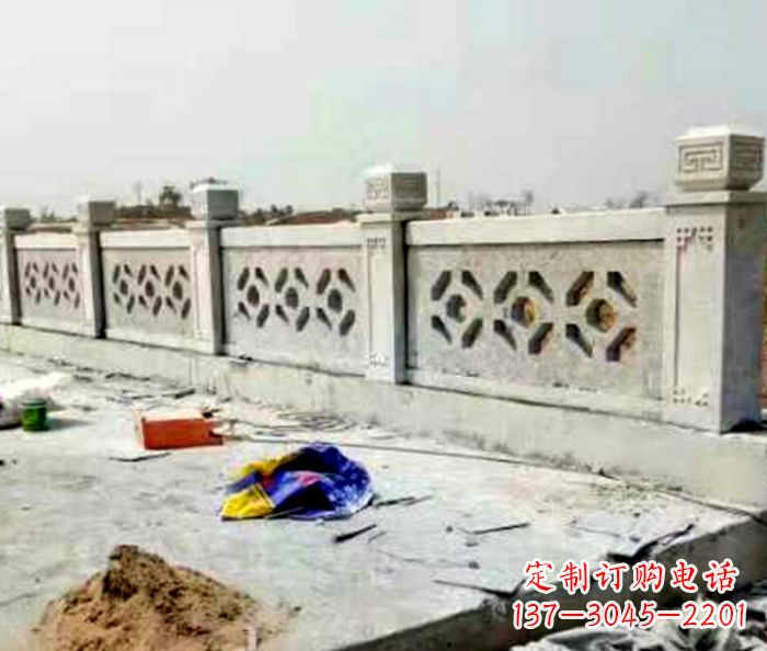 北京公园大理石栏板石雕
