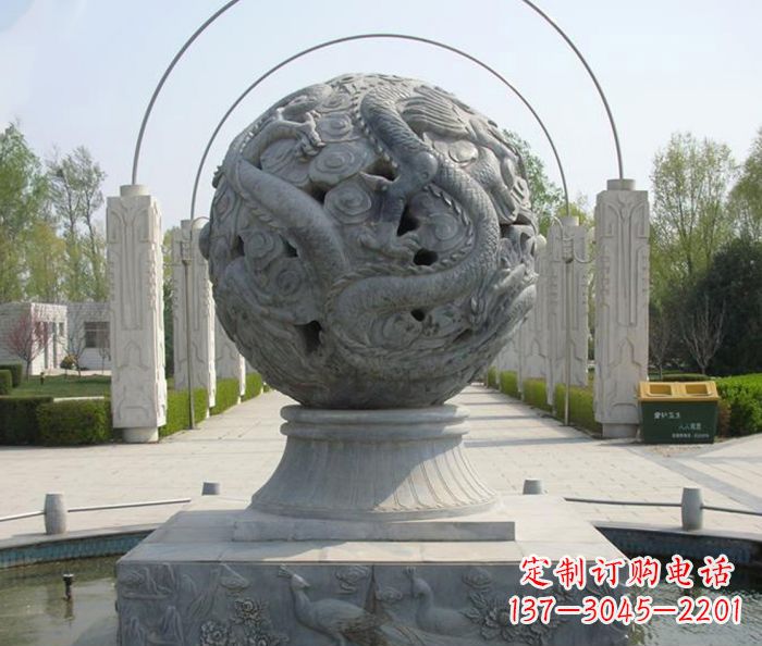 北京喷泉石雕,添彩公园风景