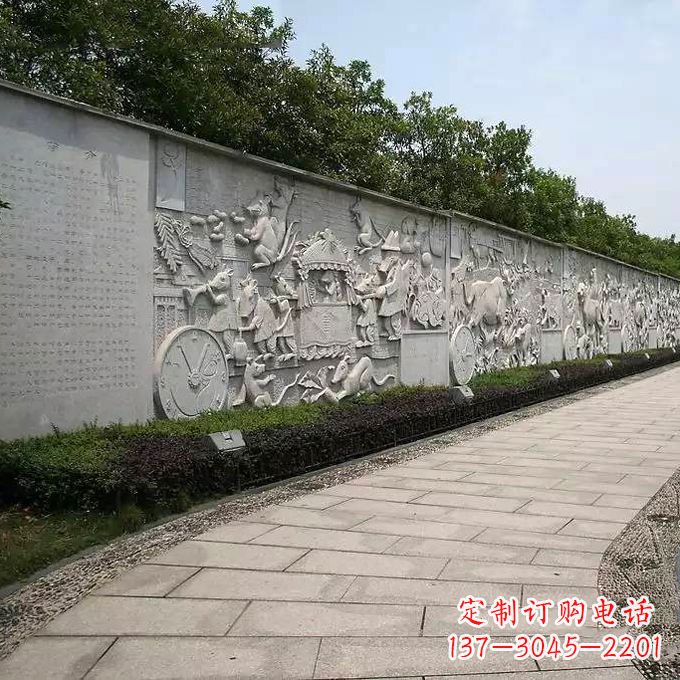 北京领雕塑 | 十二生肖文化浮雕