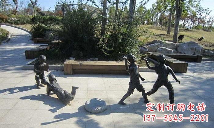 北京精美铜制儿童雕塑