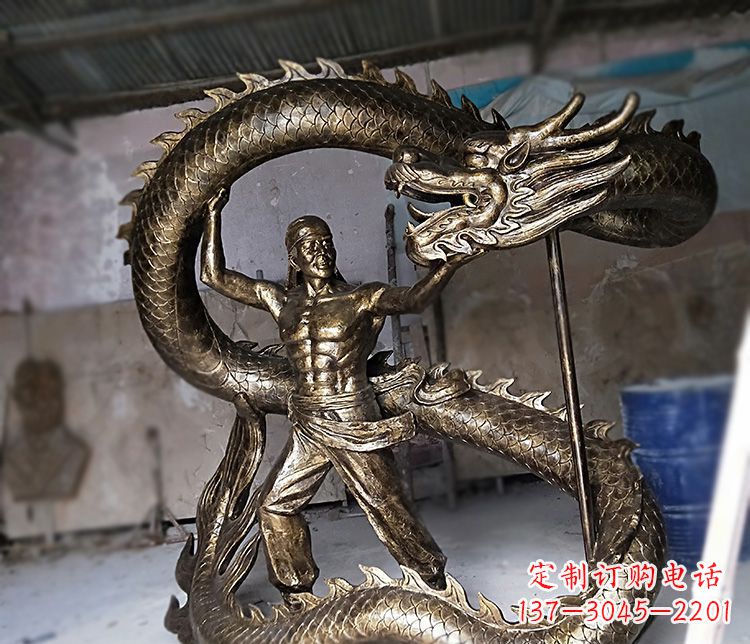 北京高质量的文化艺术装饰铜雕龙雕塑