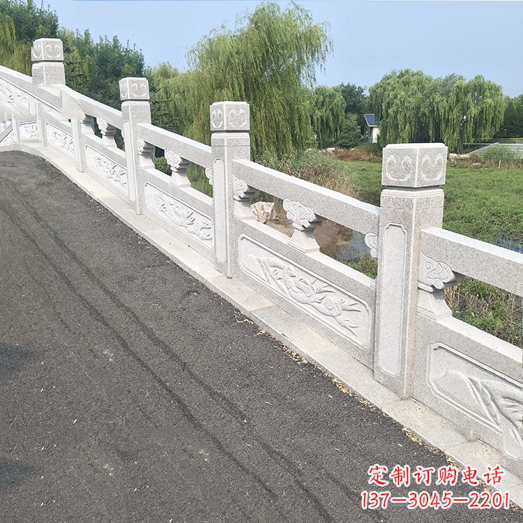 北京独特的大理石栏杆护栏雕塑,让公园更加精致