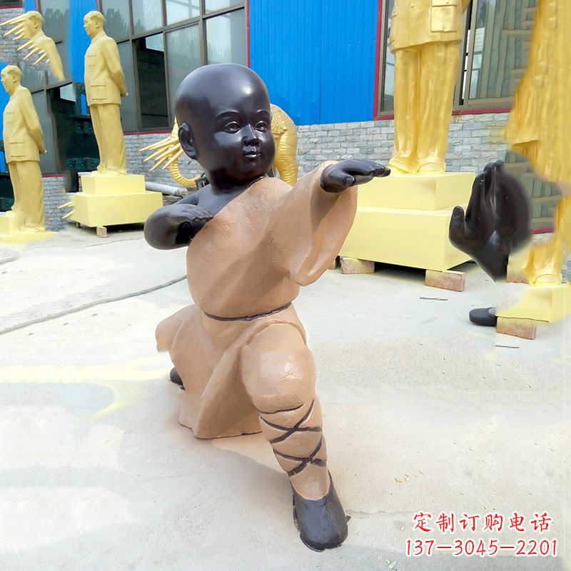 北京传承传统文化的绝佳礼品——“功夫小和尚”雕塑