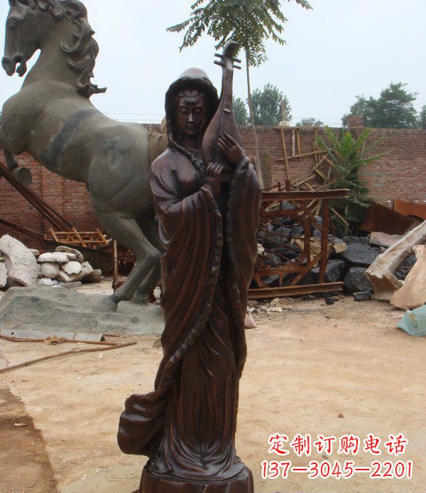 北京中领雕塑丝滑美女铜雕