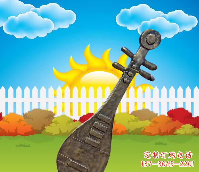 北京精美古典琵琶雕塑