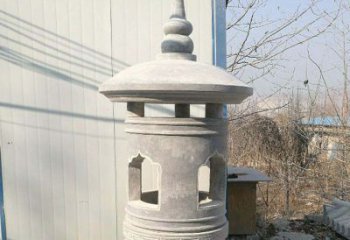 北京精美公园大理石石灯雕塑