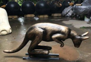 北京中领雕塑袋鼠铜雕