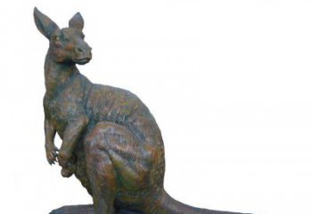 北京精致工艺铜袋鼠雕塑
