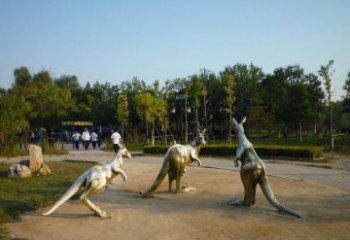 北京高质量袋鼠铜雕