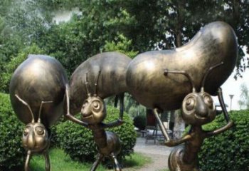 北京雕刻精灵——蚂蚁铜雕