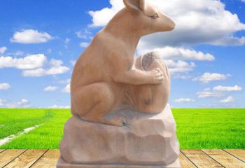 北京中领雕塑定制的老鼠石雕