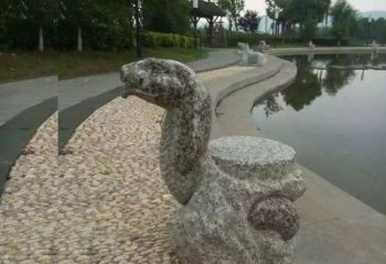 北京中领雕塑-十二生肖蛇石雕