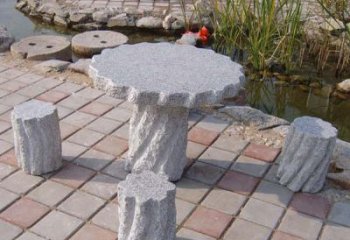 北京公园石桌凳雕塑