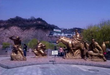 北京精美铜雕唐僧师徒小品