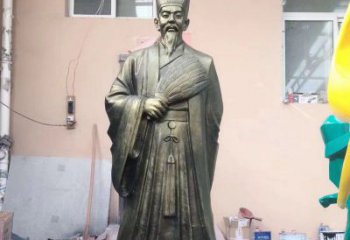 北京中领雕塑经典传承，诸葛亮铜雕！