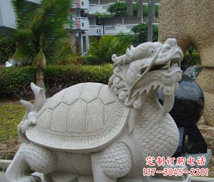 北京中领雕塑:古典神兽龙龟石雕精神的传承