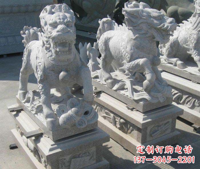 北京优质古代神兽麒麟石雕
