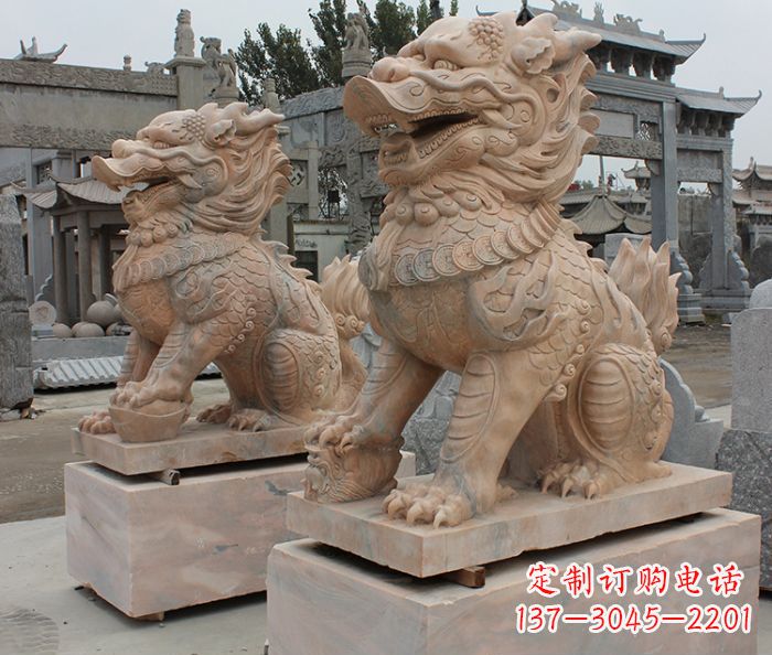 北京尊贵的古典麒麟雕塑