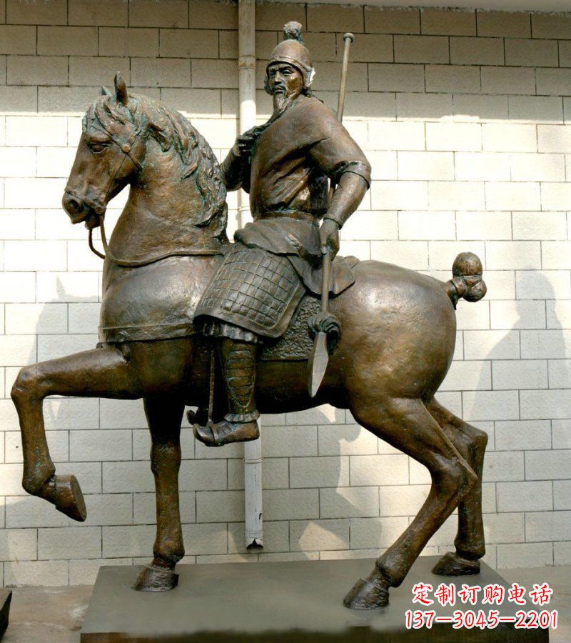 北京中领雕塑:古罗马战士公园铜雕