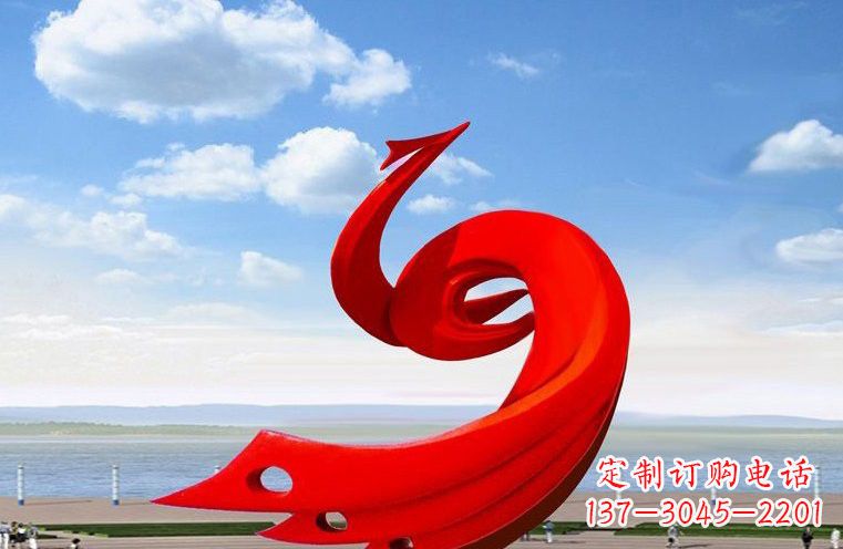 北京广场不锈钢抽象凤凰222