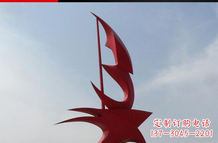 北京广场不锈钢船帆景观雕塑
