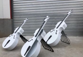 北京精美的不锈钢大提琴雕塑，让你的空间更加温馨