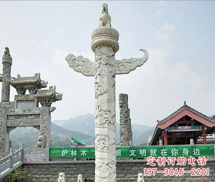 北京广场景观大理石华表石雕